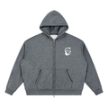 GAFAUDI Unisex Sparkles Full Zip Boxy Hoodie