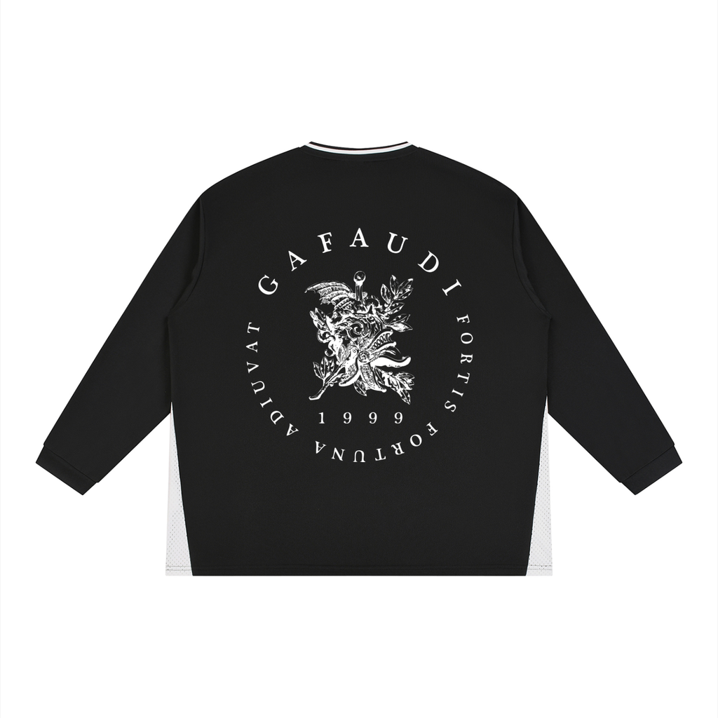 GAFAUDI Unisex Color Block Long Sleeve Jersey