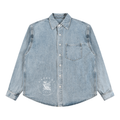 GAFAUDI Unisex Vintage Wash Denim Shirt