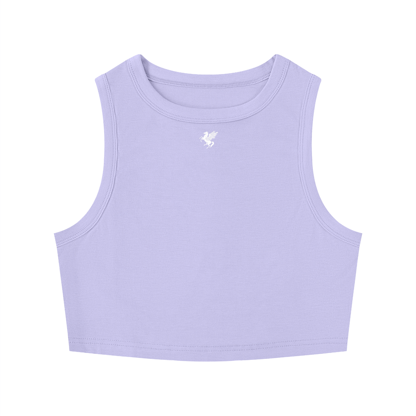GAFAUDI Women's Tight Crewneck Crop Tank Top
