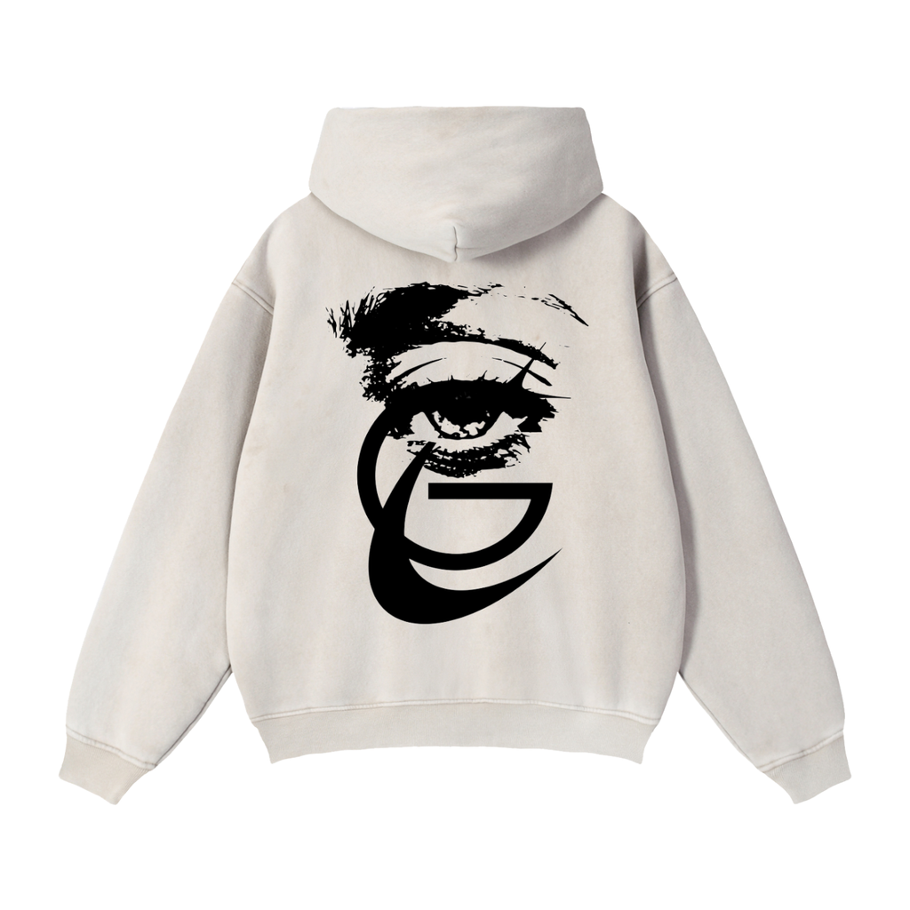GAFAUDI Zip-Through Boxy Fleece Hoodie