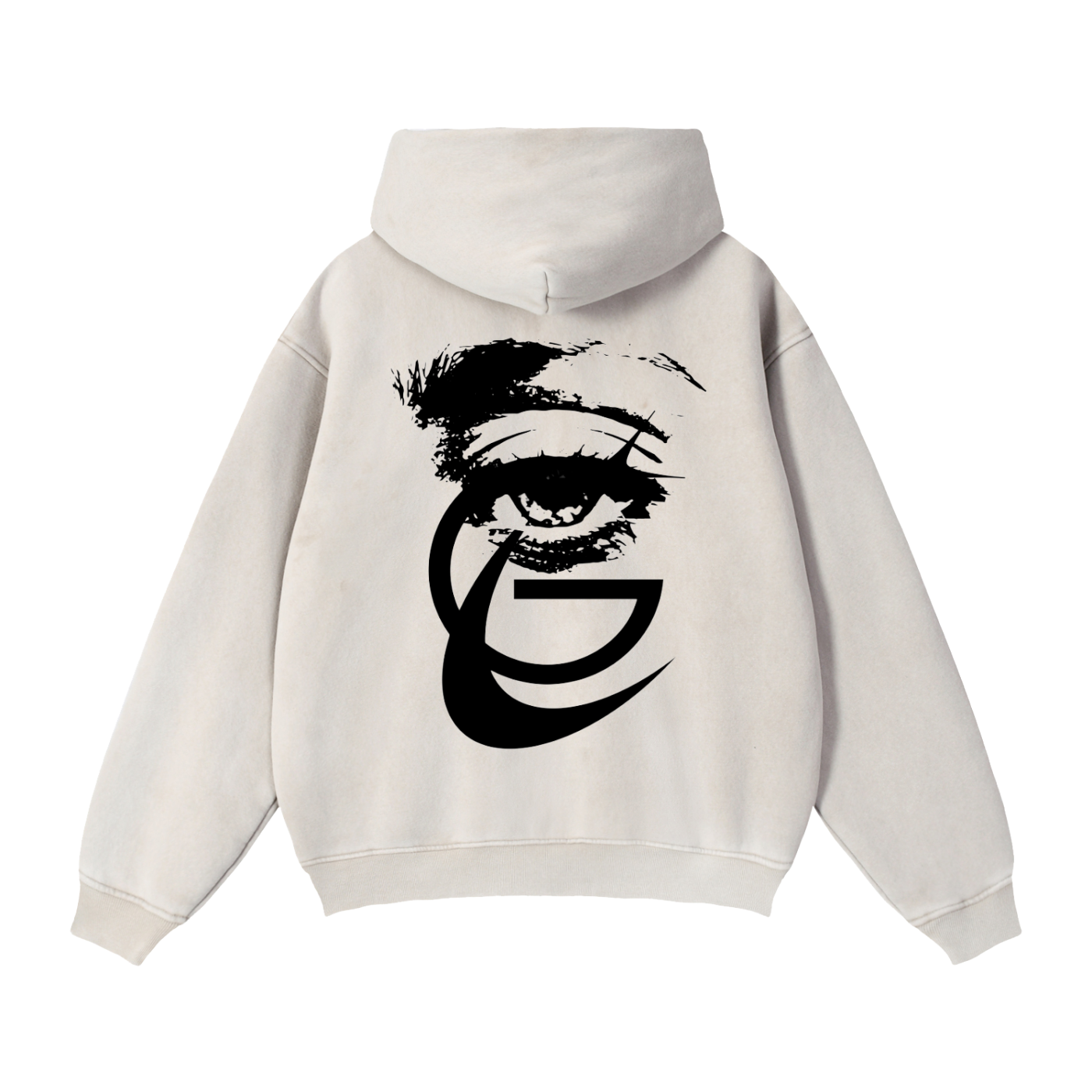 GAFAUDI Zip-Through Boxy Fleece Hoodie