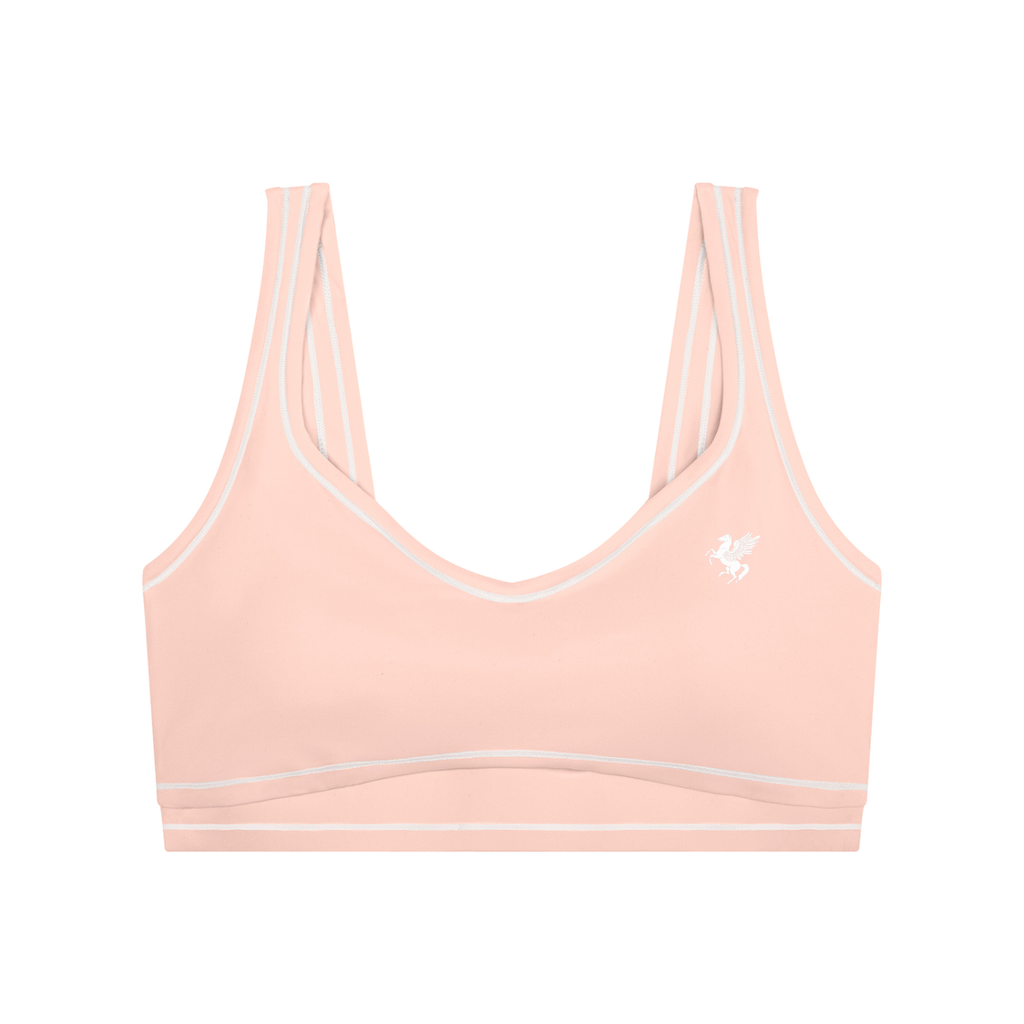 GAFAUDI Women’s Topstitching Yoga Sports Bra