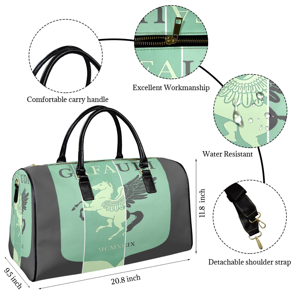 GAFAUDI Leather Travel Bag-Large