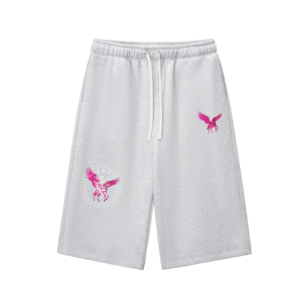 "ROSA DIVINA" GAFAUDI Relaxed Drawstring Three-quarter Sweatpants