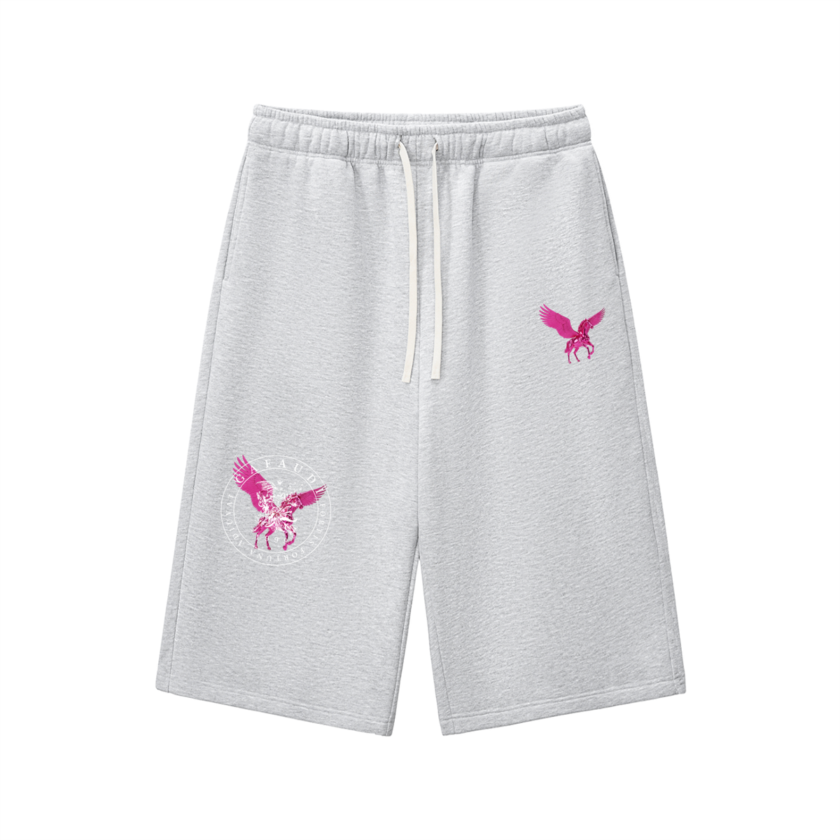 "ROSA DIVINA" GAFAUDI Relaxed Drawstring Three-quarter Sweatpants