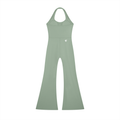 GAFAUDI Women’s Halter Flared Jumpsuit