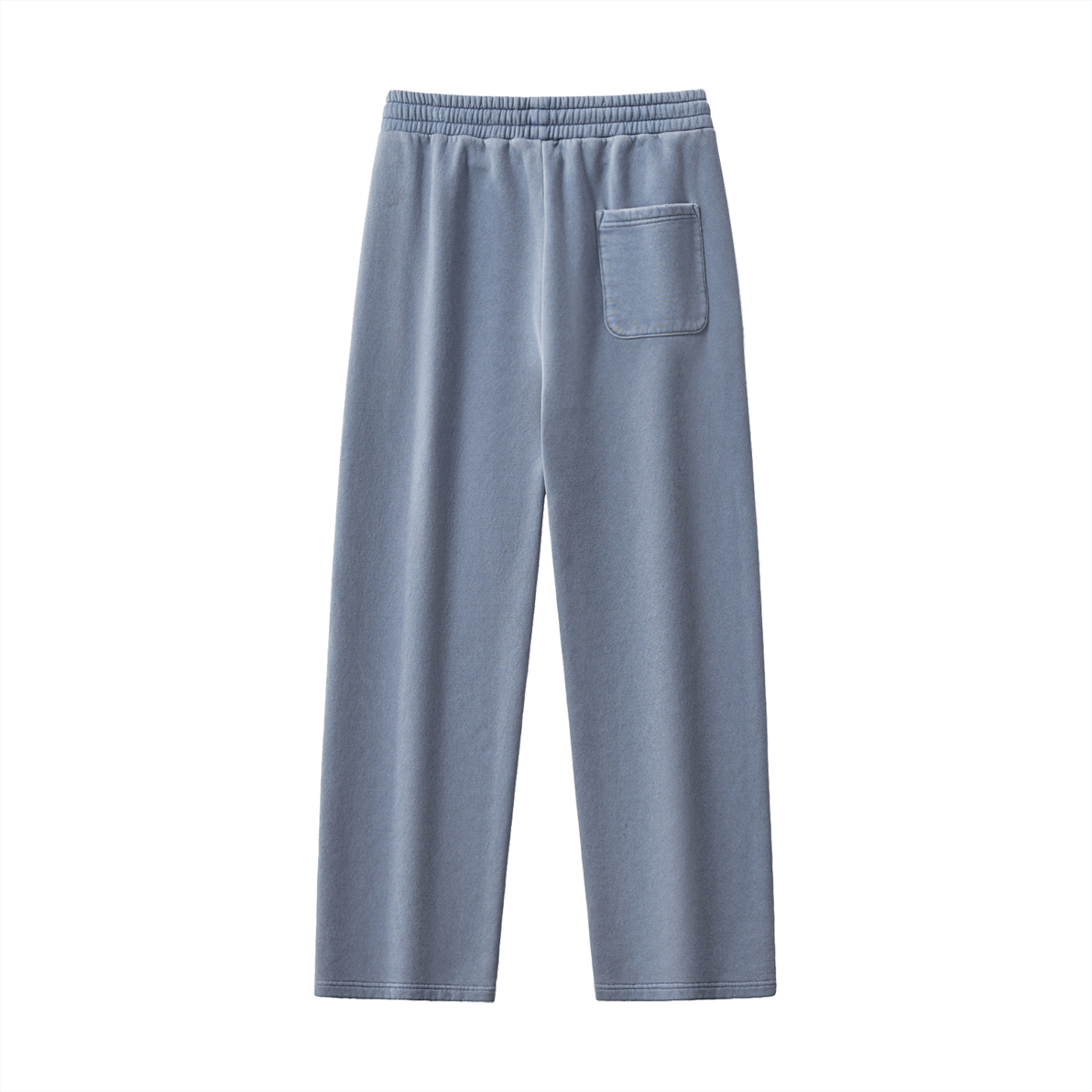 GAFAUDI Frayed Enzyme Washed Fleece Sweatpants