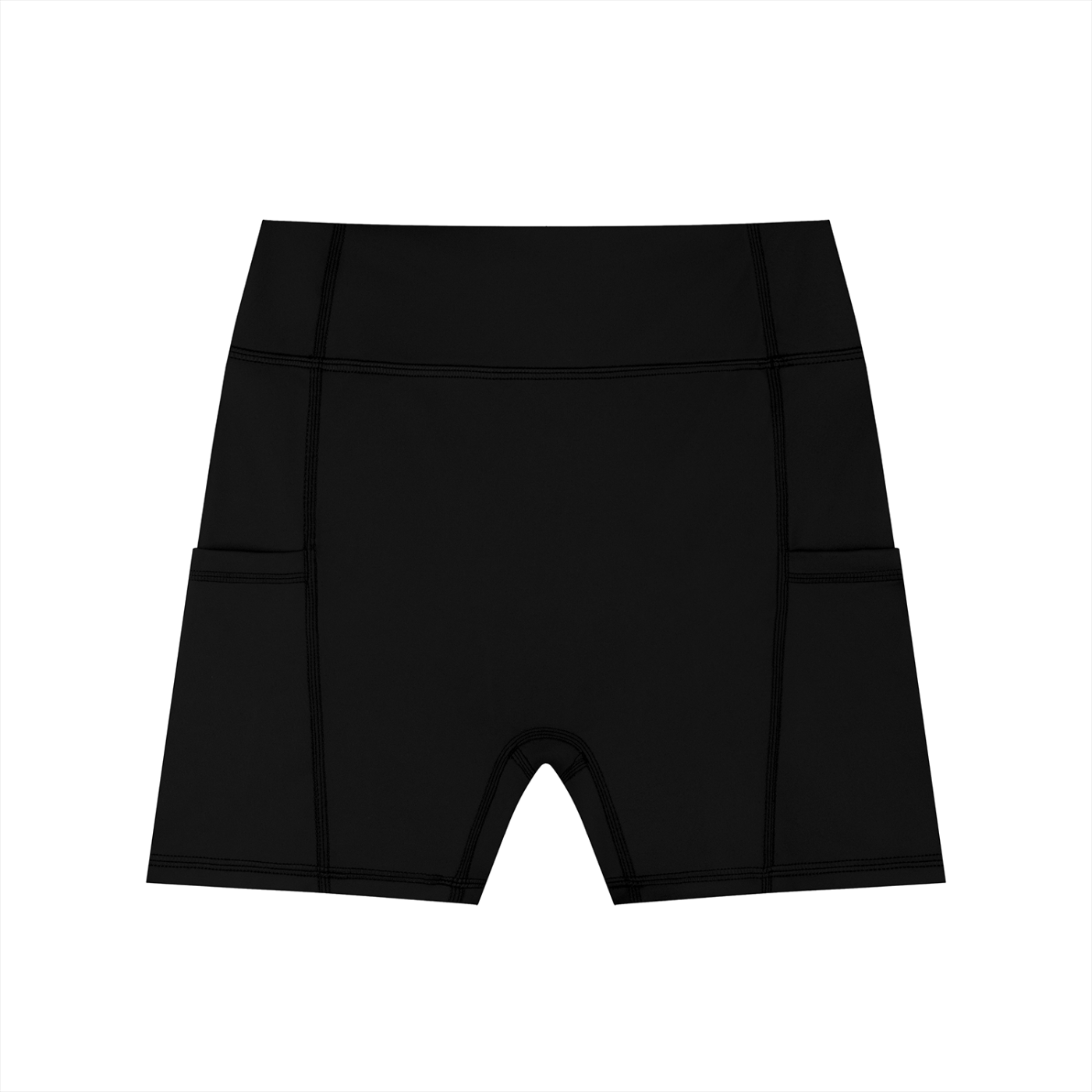 GAFAUDI Women's High-Waisted Pocket Biker Shorts