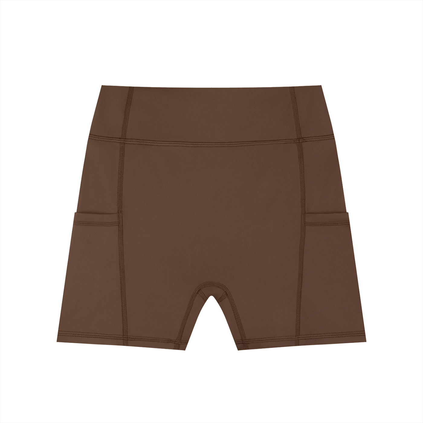 GAFAUDI Women's High-Waisted Pocket Biker Shorts