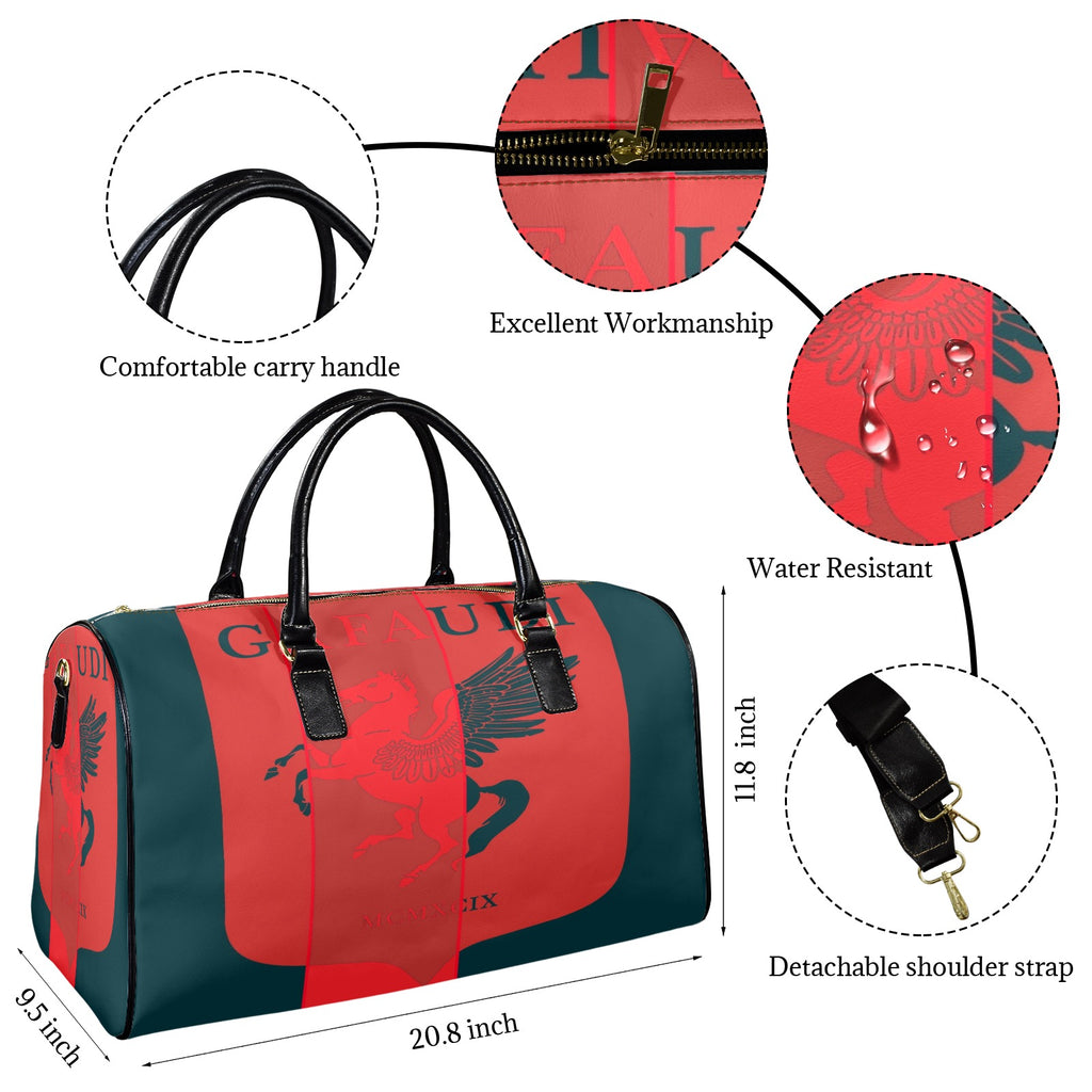 GAFAUDI Leather Travel Bag-Large