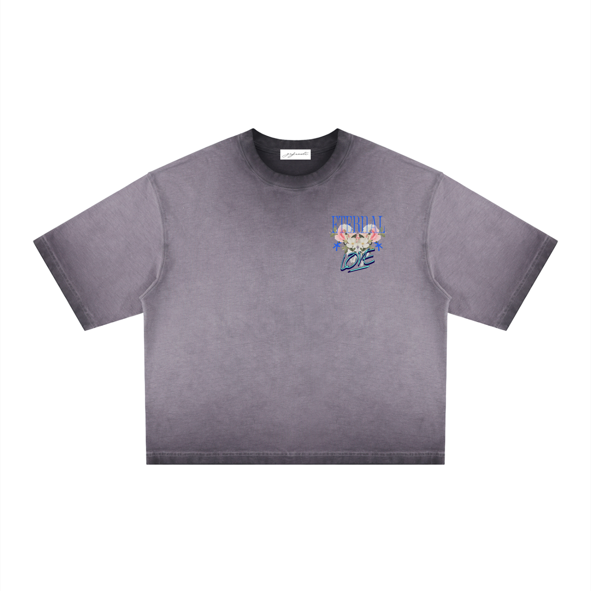 GAFAUDI Unisex Reverse Dyed Boxy T-Shirt