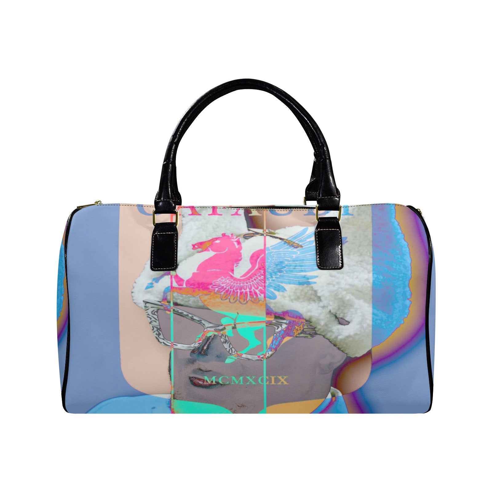 GAFAUDI "Virgil Abloom" Leather Travel Bag-Small