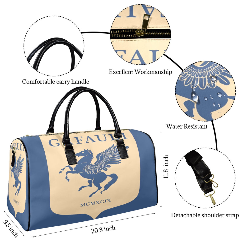 GAFAUDI Leather Travel Bag-Large