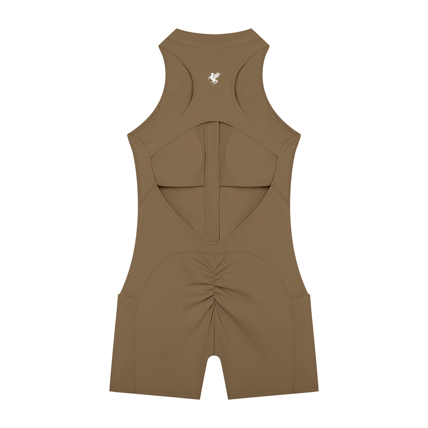 GAFAUDI Women’s Quarter-Zip Yoga Romper