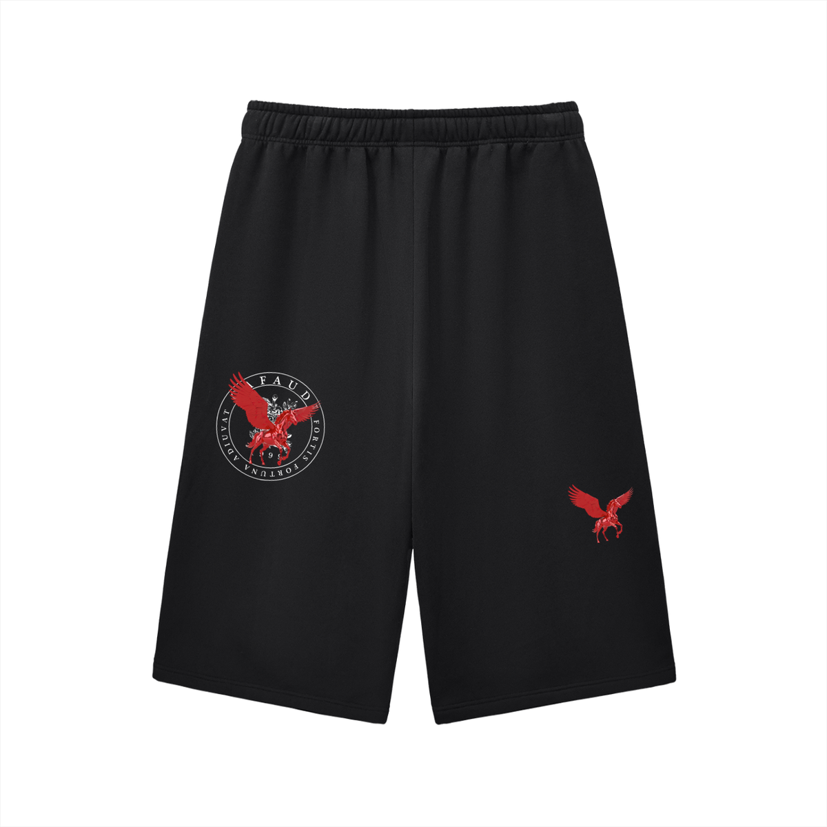 Relaxed Drawstring Three-quarter Sweatpants