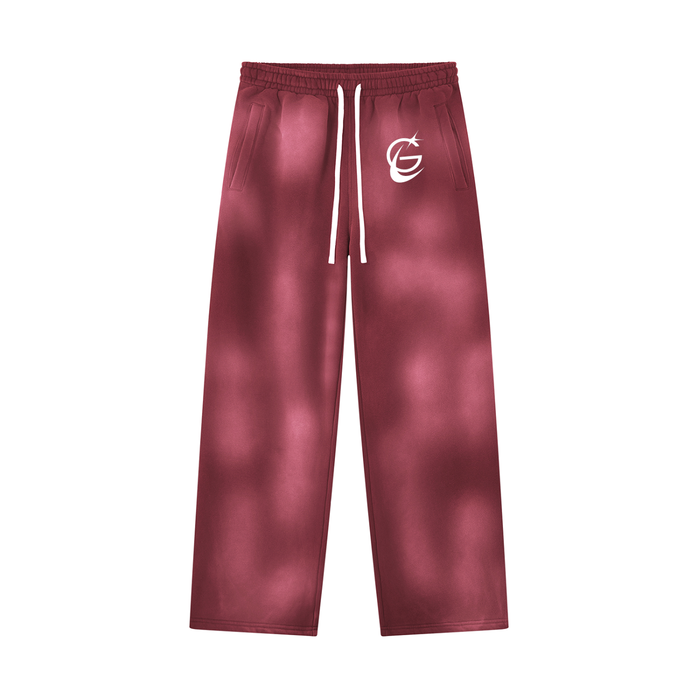 Unisex Sunfade Wide Leg Fleece Sweatpants