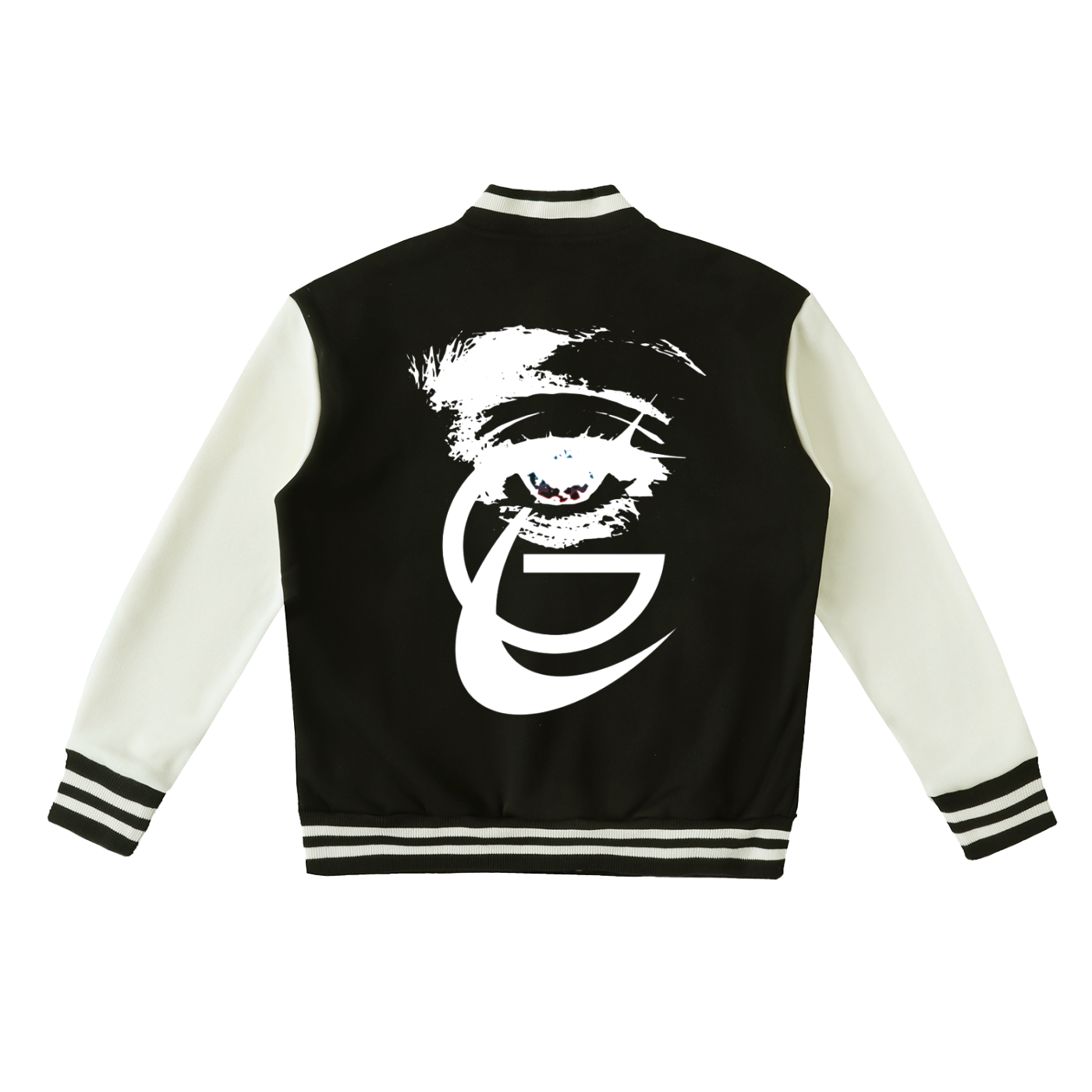 GAFAUDI "Stella Nova" Two-Tone Fleeced Varsity Jacket