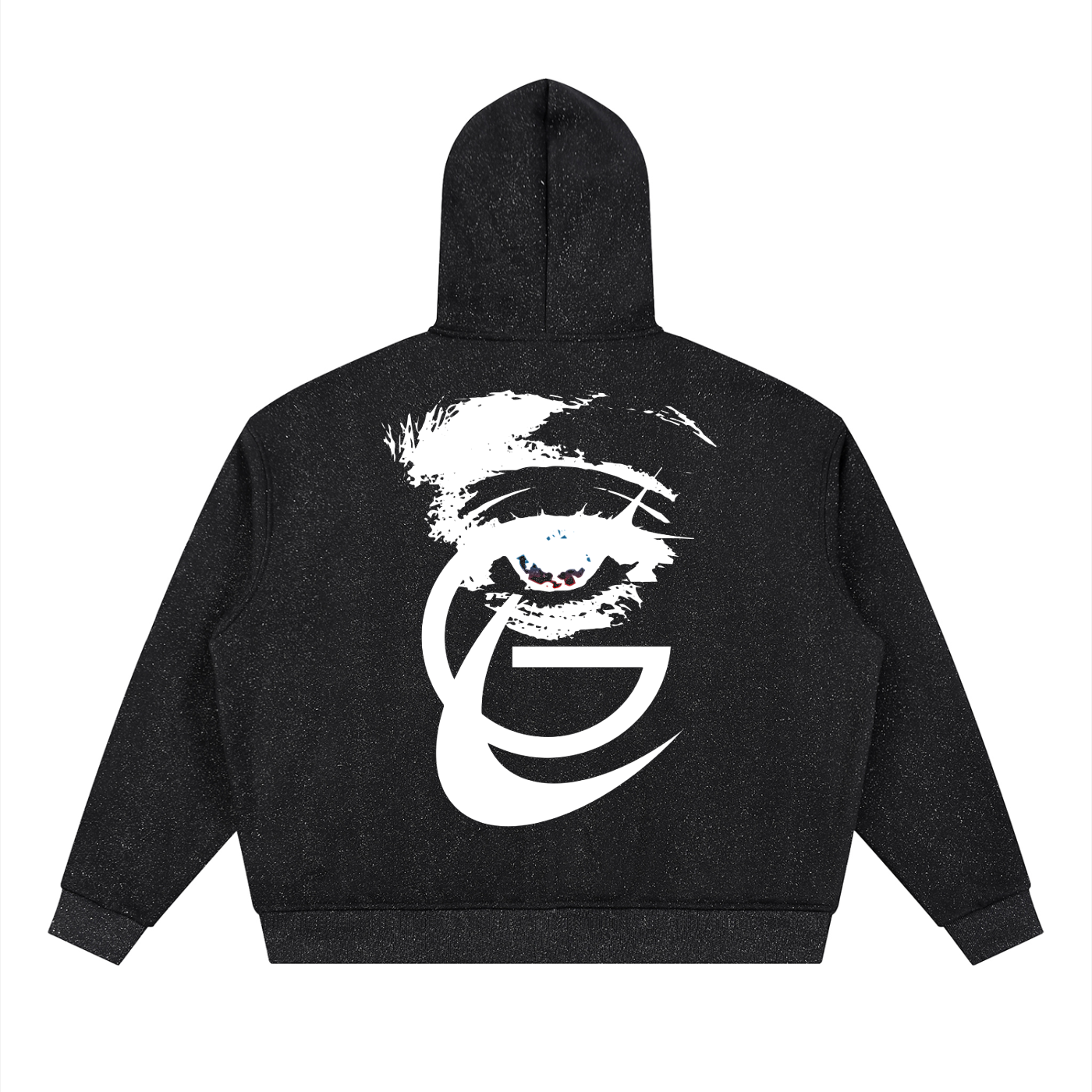 GAFAUDI Unisex Sparkles Full Zip Boxy Hoodie