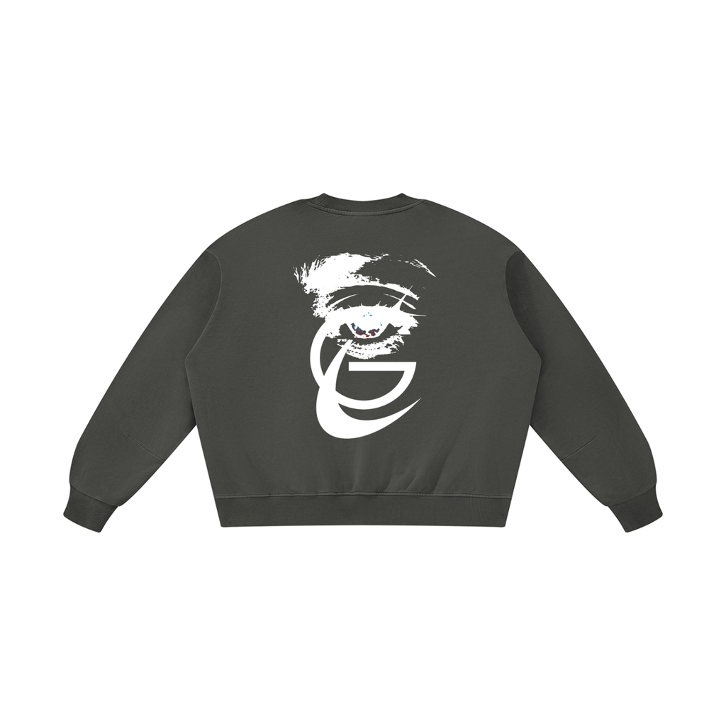 GAFAUDI Unisex Boxy Vintage Washed Sweatshirt