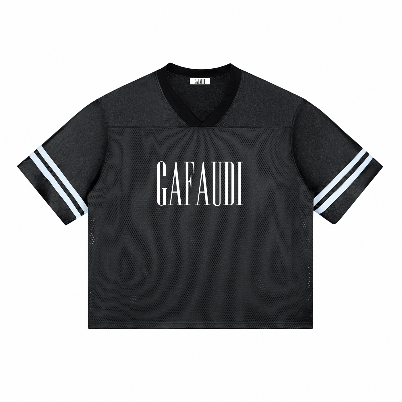 GAFAUDI Taped Jersey Mesh T-Shirt