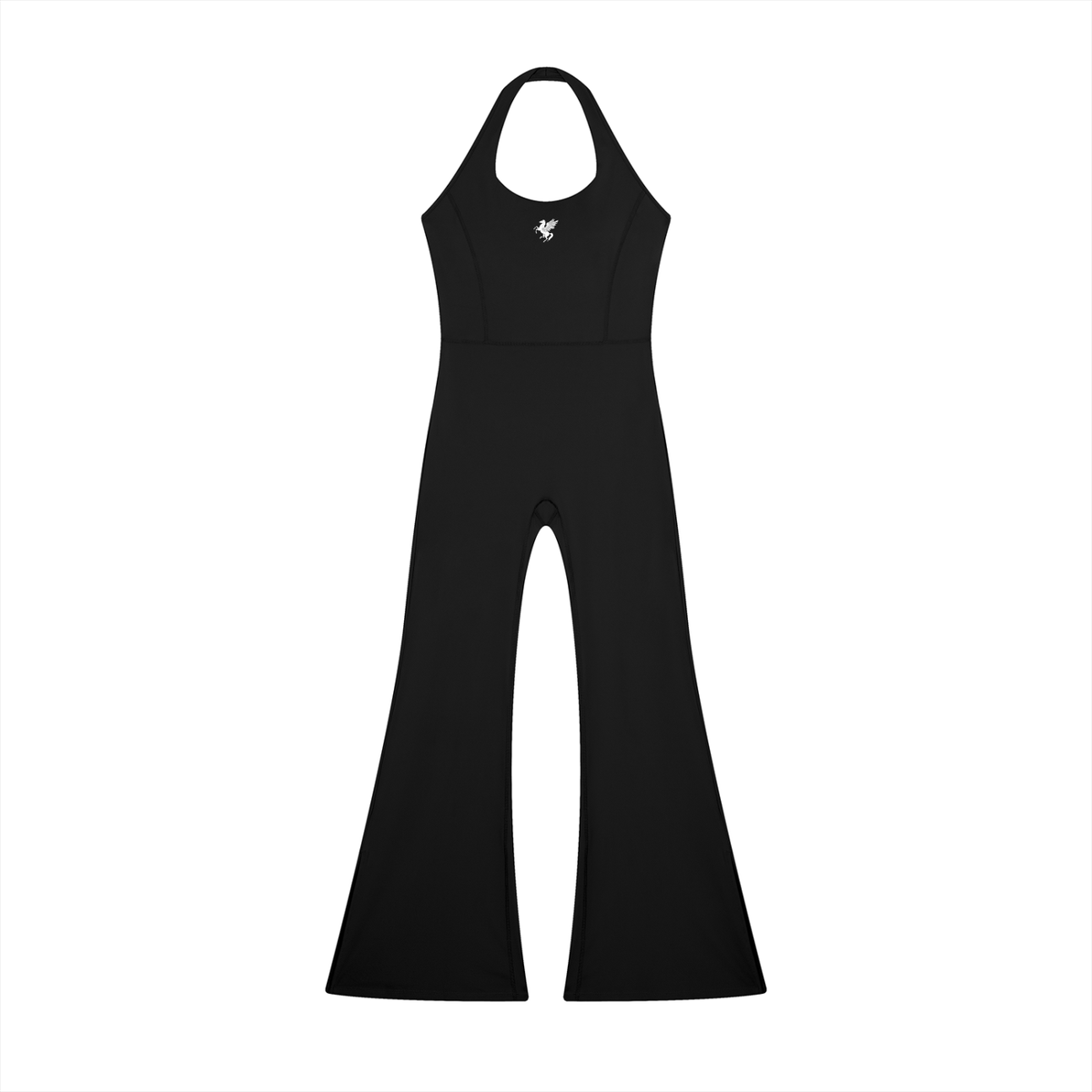 GAFAUDI Women’s Halter Flared Jumpsuit