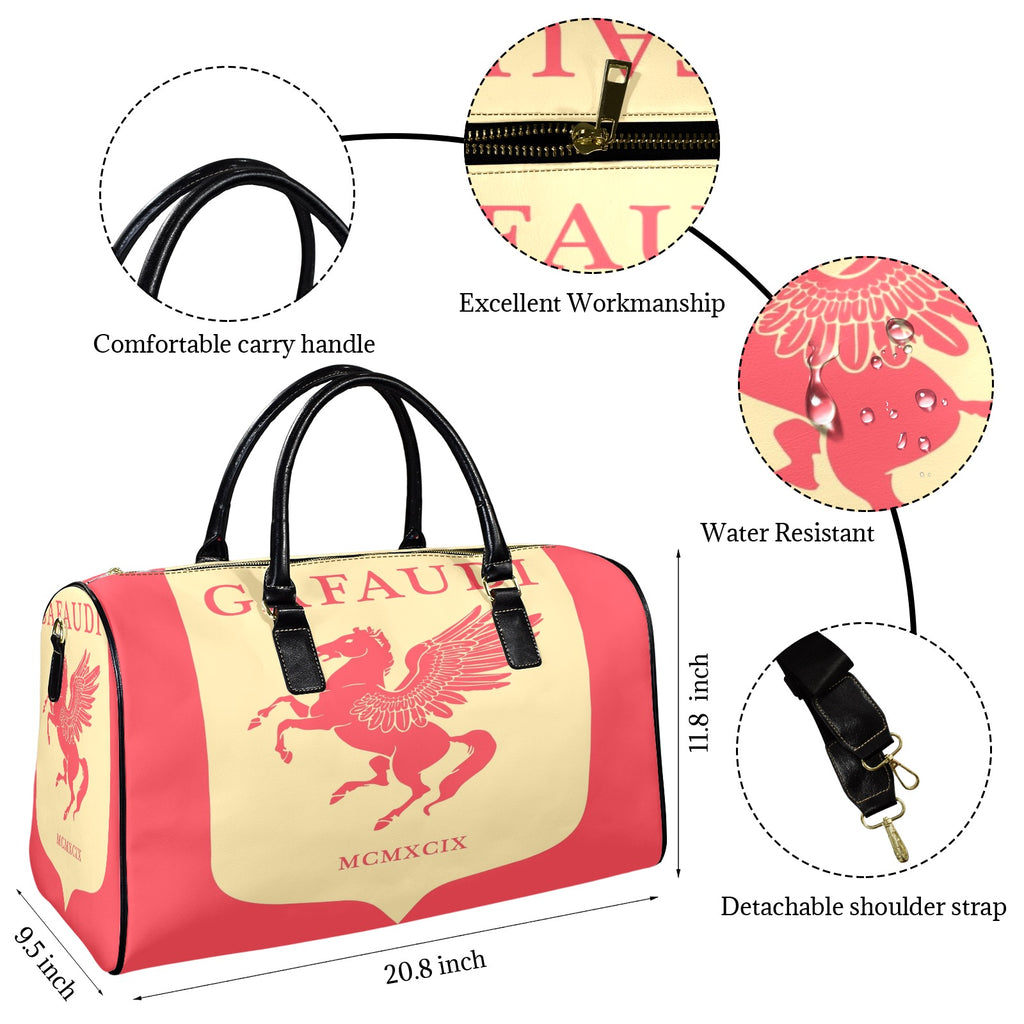 GAFAUDI Leather Travel Bag-Large