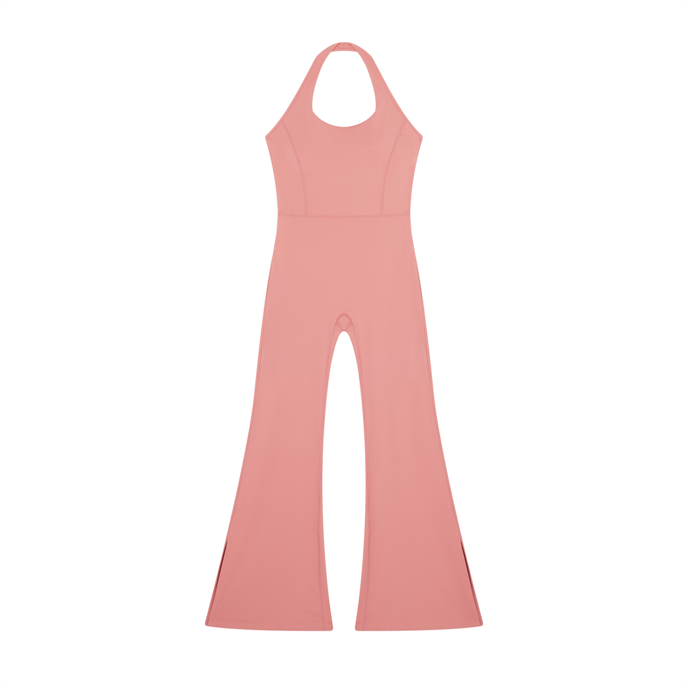 GAFAUDI Women’s Halter Flared Jumpsuit