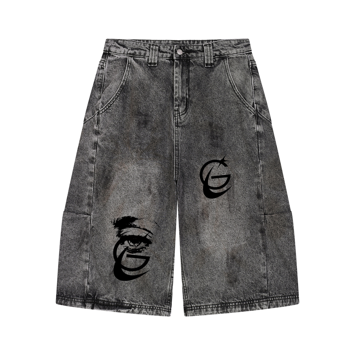 GAFAUDI "Stella Nova" Men’s Vintage Wash Demin Jeans