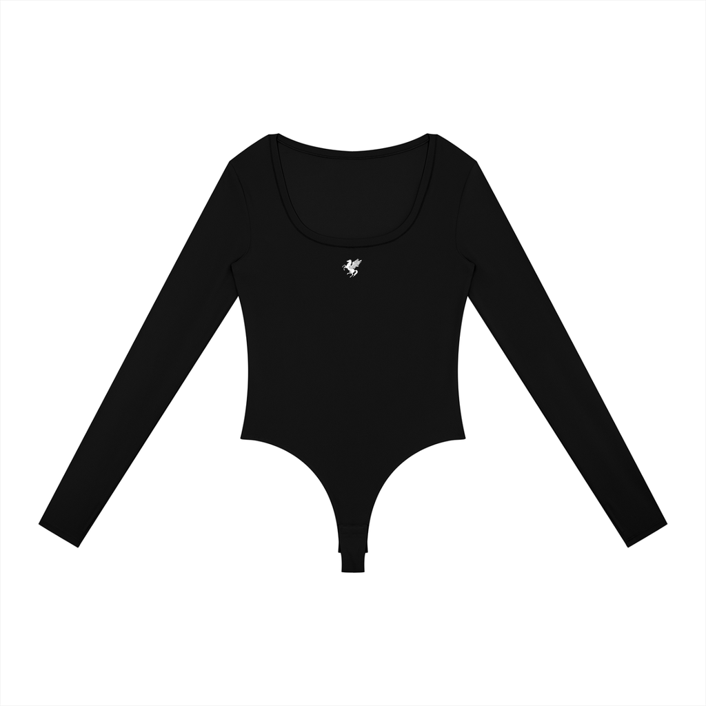 GAFAUDI Women's Tight Long Sleeve Yoga Bodysuit