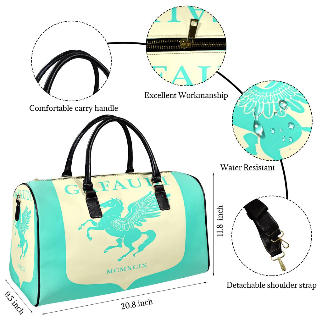 GAFAUDI Leather Travel Bag-Large