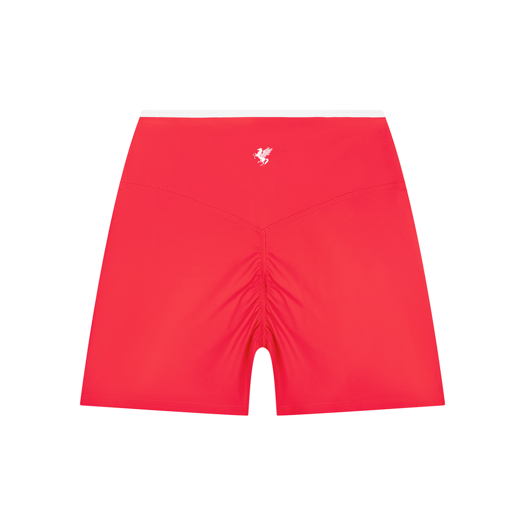GAFAUDI Women’s High Rise Color Block Yoga Shorts