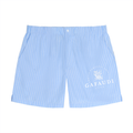 GAFAUDI Striped Elastic Waist Shorts