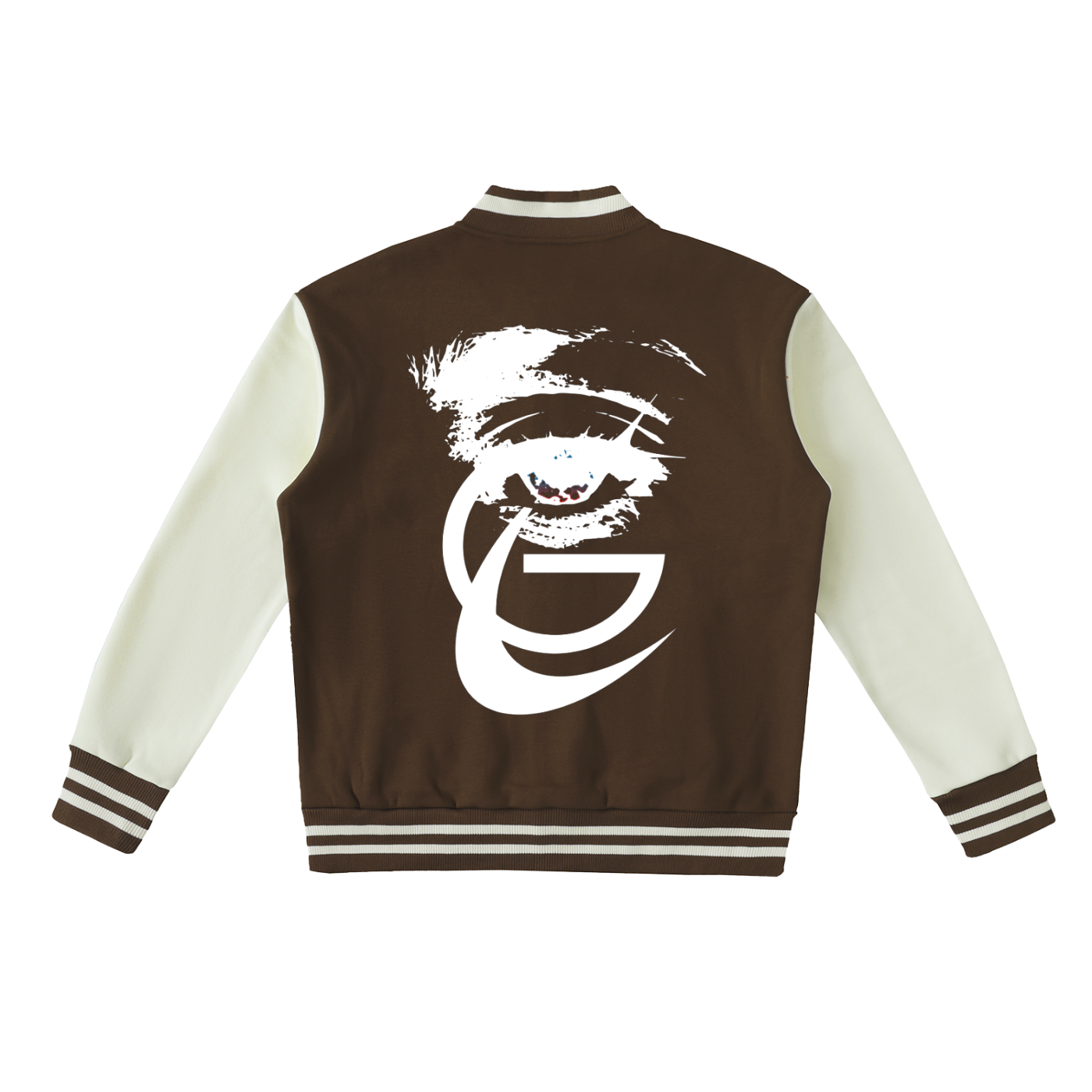GAFAUDI "Stella Nova" Two-Tone Fleeced Varsity Jacket