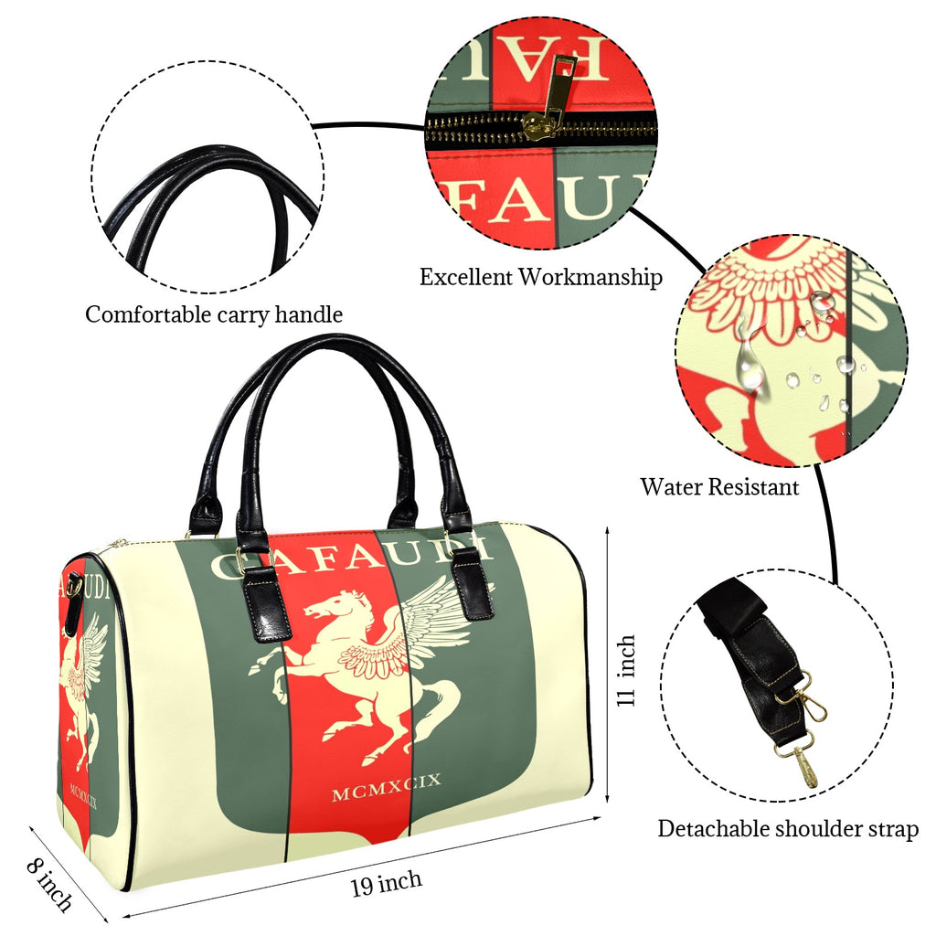 GAFAUDI Leather Travel Bag-Small