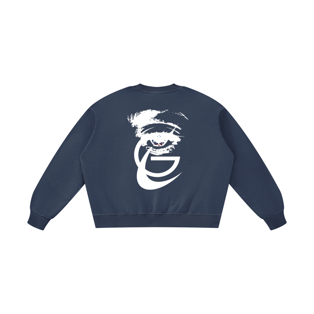 GAFAUDI Unisex Boxy Vintage Washed Sweatshirt