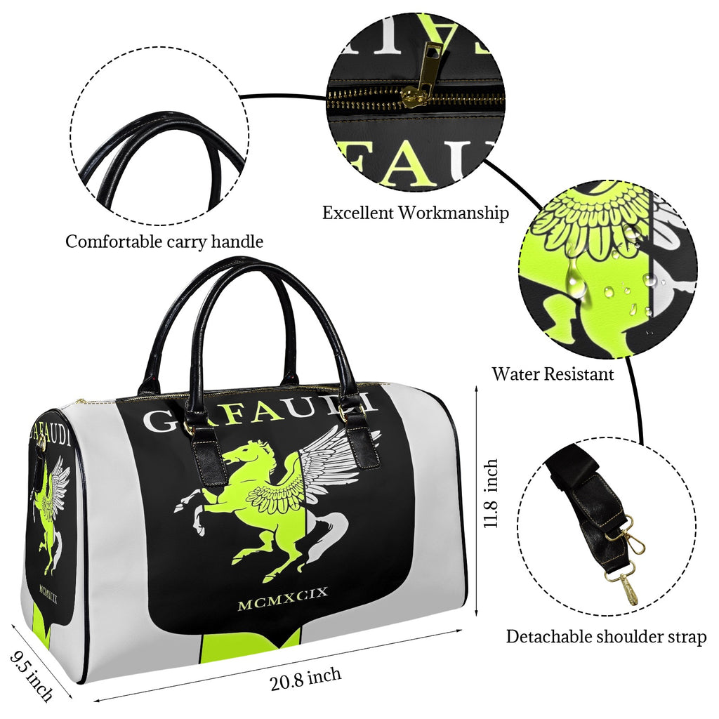 GAFAUDI Leather Travel Bag-Large
