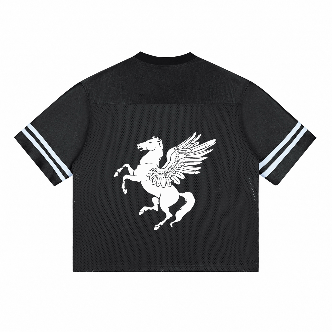 GAFAUDI Taped Jersey Mesh T-Shirt