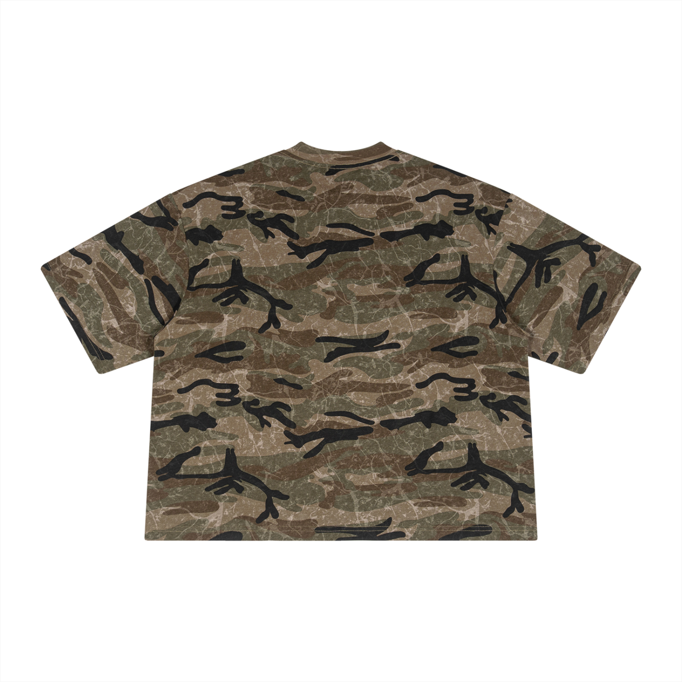 GAFAUDI Unisex Boxy Camo Print T-Shirt