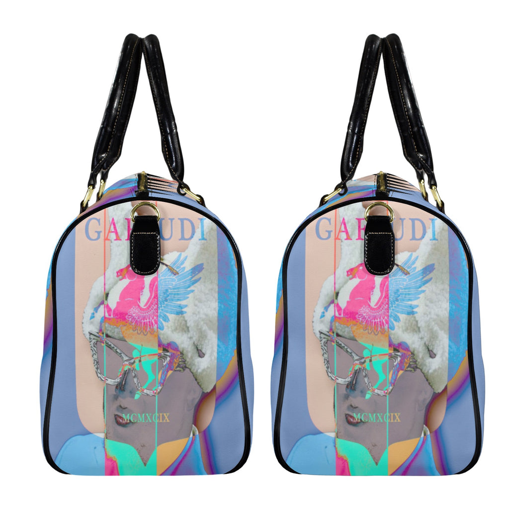 GAFAUDI "Virgil Abloom" Leather Travel Bag-Small