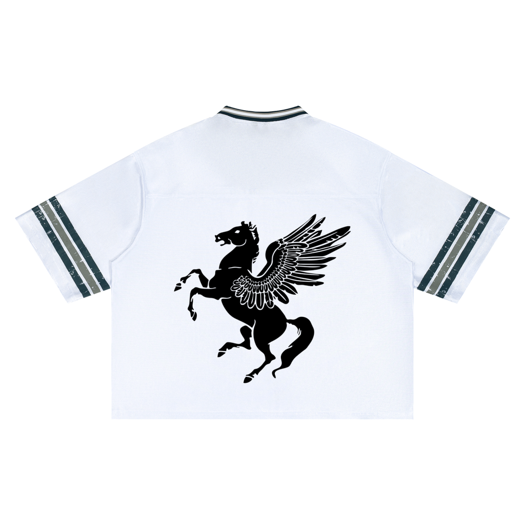 GAFAUDI Unisex Boxy Striped Soccer Jersey