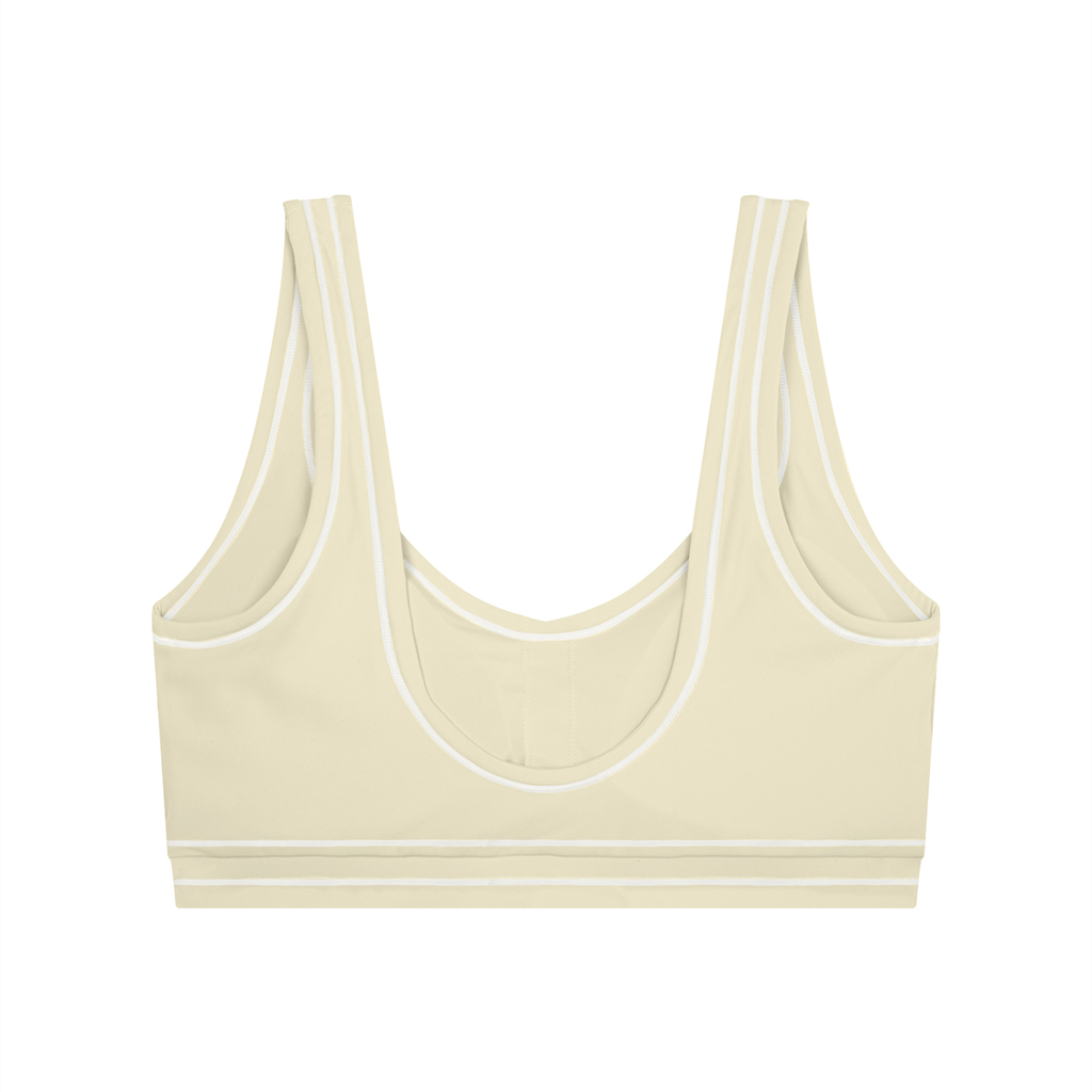 GAFAUDI Women’s Topstitching Yoga Sports Bra