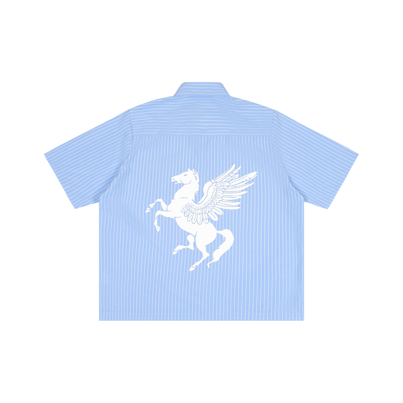 GAFAUDI Striped Boxy Short Sleeve Shirt