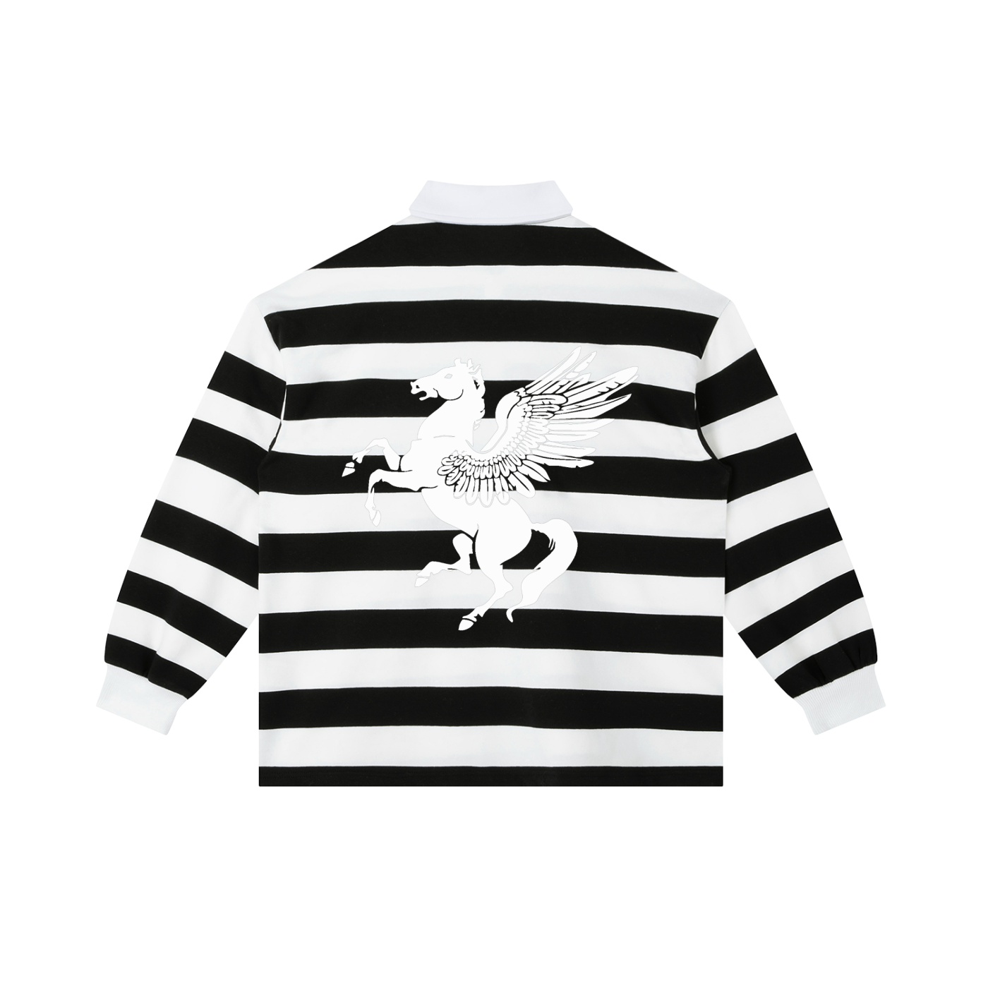 GAFAUDI Color Block Stripe Polo Shirt