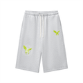 Relaxed Drawstring Three-quarter Sweatpants