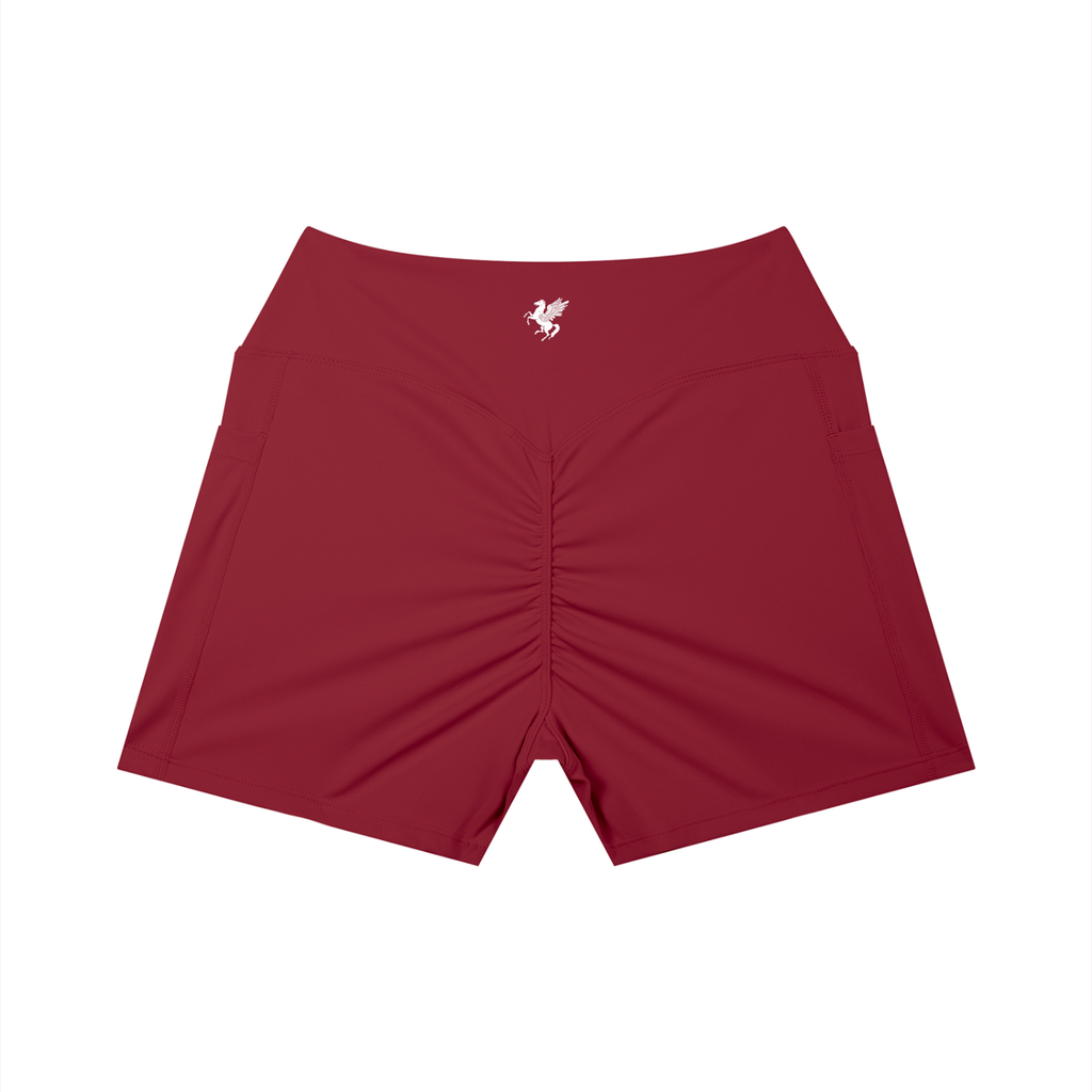 GAFAUDI Women’s High Rise Pocket Yoga Shorts