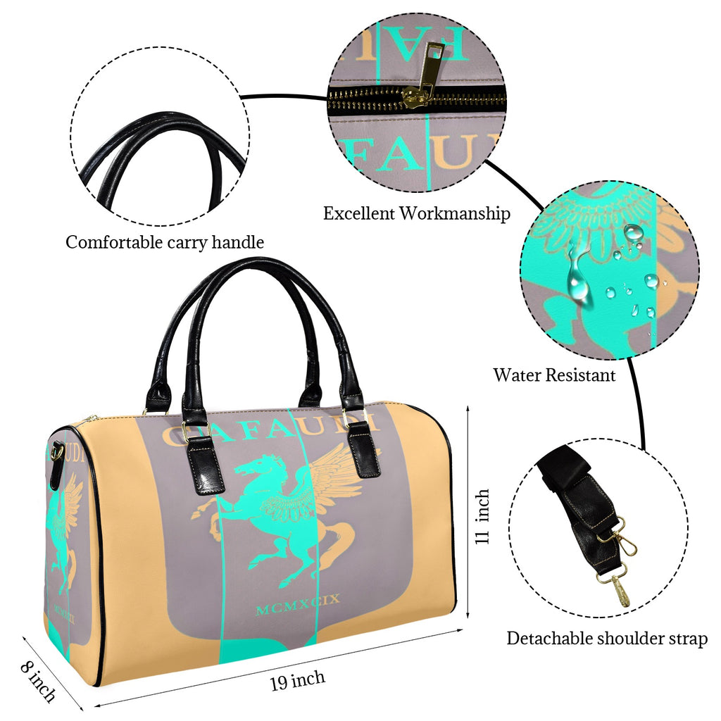 GAFAUDI Leather Travel Bag-Small