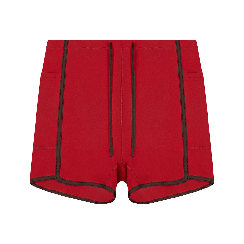 GAFAUDI Women's High Rise Color Block Yoga Shorts
