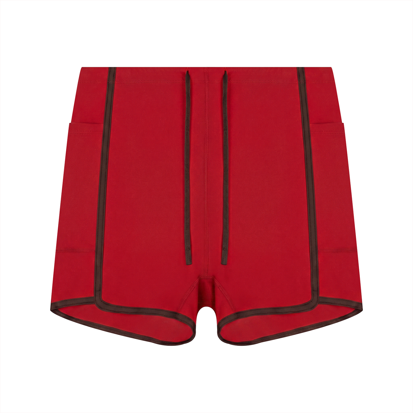 GAFAUDI Women's High Rise Color Block Yoga Shorts