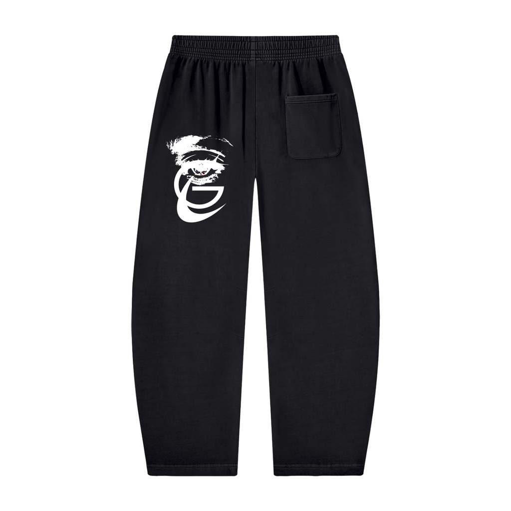 GAFAUDI Unisex Vintage Washed Barrel Leg Sweatpants